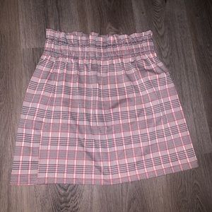 Plaid tight skirt